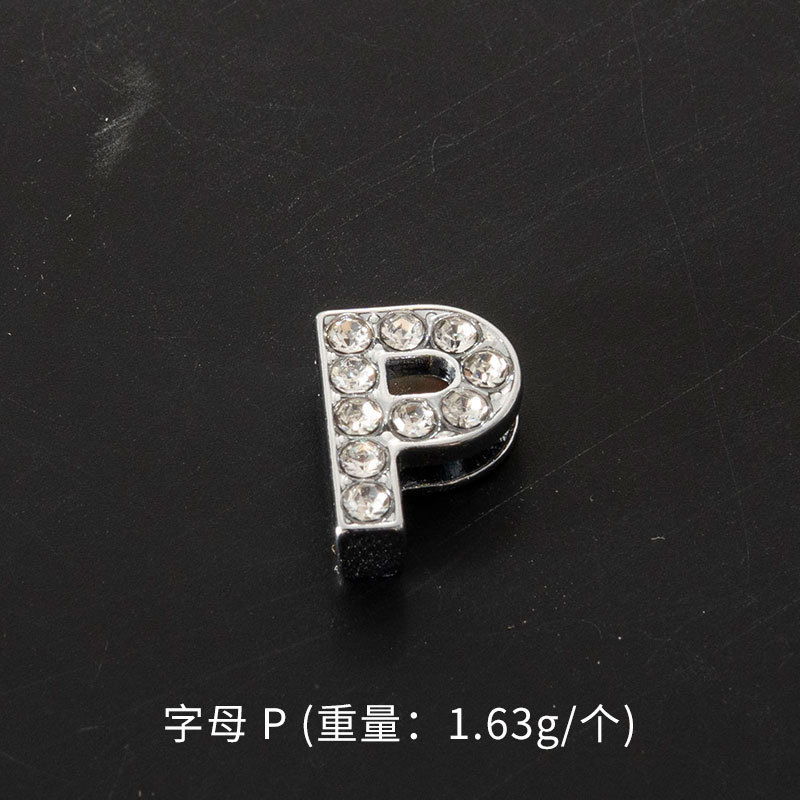 英語のアルファベットの数字の合金のネックレスのペンダントはダイヤモンドのブレスレットのペンダントのアイデアのアクセサリーの手作りのDIY材料を入れます。