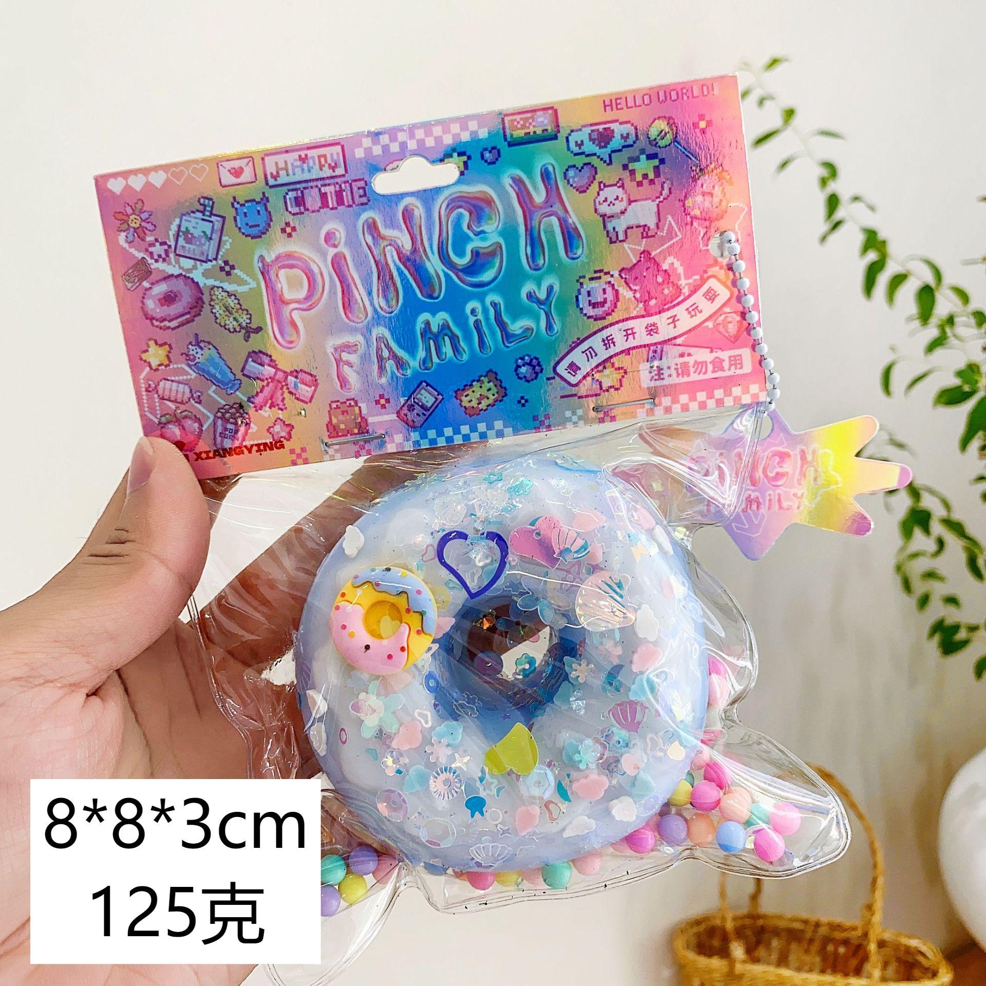 Juguete antiestrés suave tipo donut, un mágico juguete antiestrés suave.