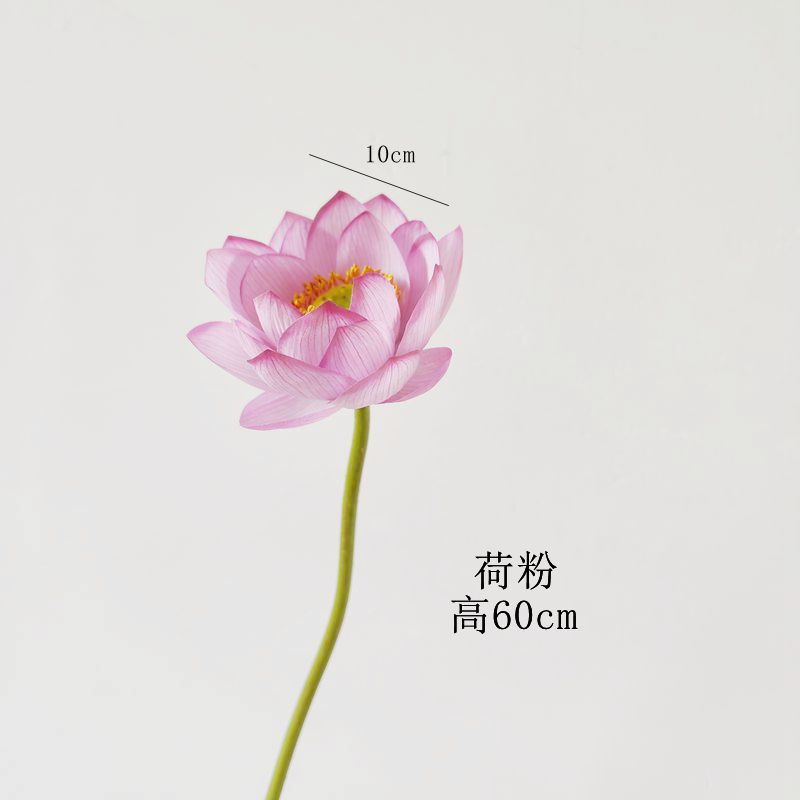 仿真花荷花莲花中式莲蓬荷叶造景插花装饰摆设寺院佛堂菩萨供奉花|undefined
