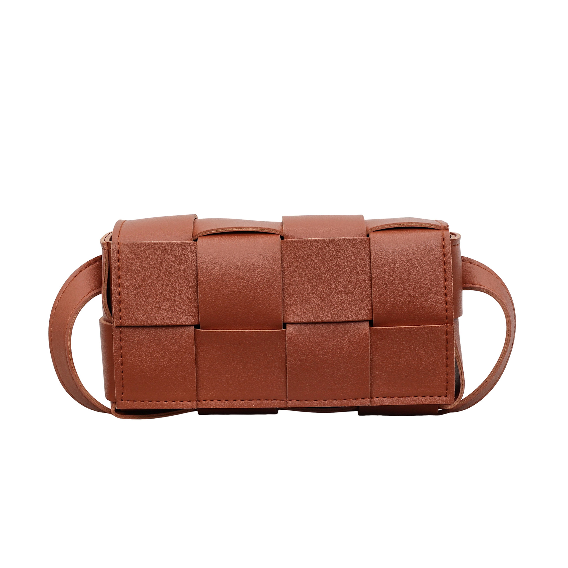 2026 nuevo bolso de verano de tejido estilo coreano bolso de mochila de moda color caramelo bolso de hombro de nicho simple