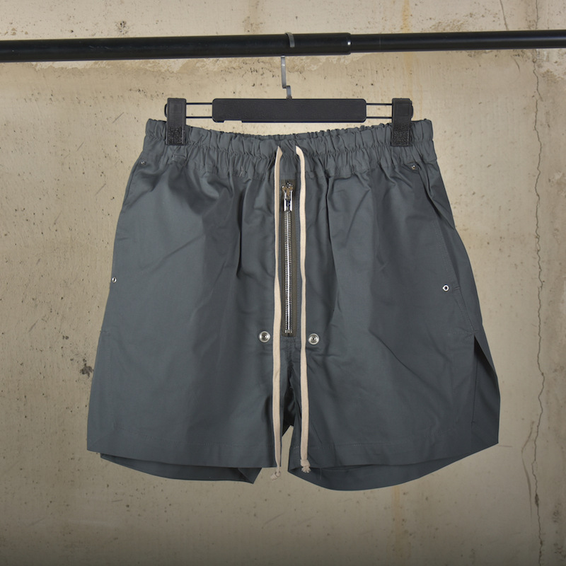 RO25 ダーククォーターパンツ ジッパーショーツ ティーンエイジャー メンズ 夏 カジュアル スリットパンツ 多用途ショーツ レトロ