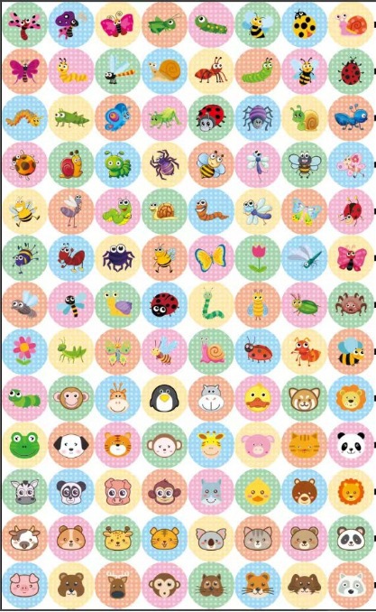 [리필] 스티커 200개