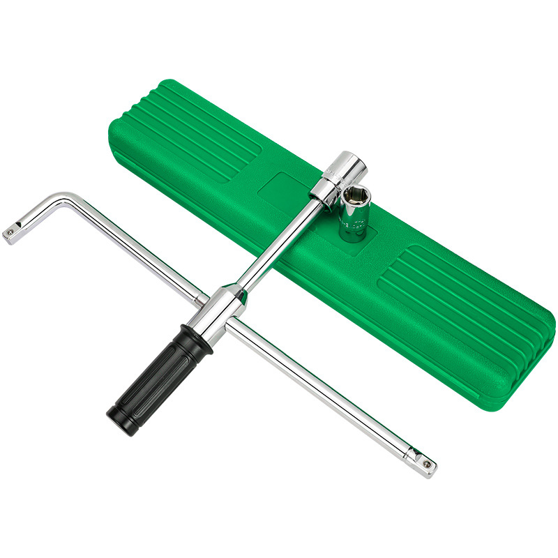 Llave de cruz en forma de L de alta dureza, extendida y de alta resistencia, para desmontaje y montaje sin esfuerzo de llantas de coches pequeños, llave de tubo para neumáticos.