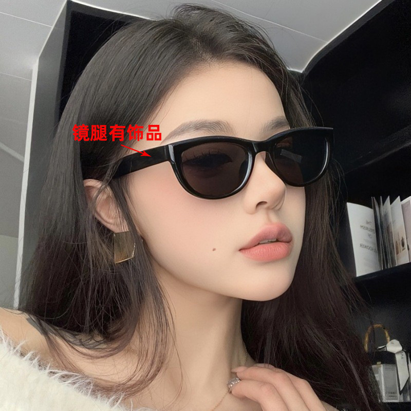 新商品レトロファッションネット赤同モデルサングラス女性男性ファッション百合ins紫外線防止サングラス卸売り|undefined