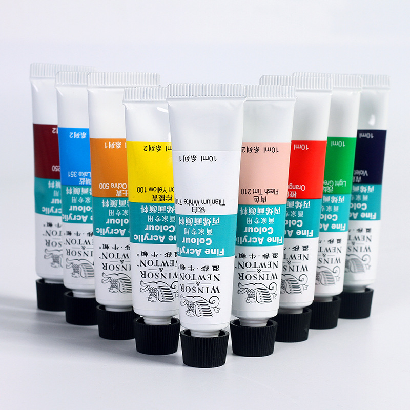 Windsor Newton Acrylic Paint Set 12 Colors 18 Colors 24 Colors Wall Painting Textile Hand Painting A