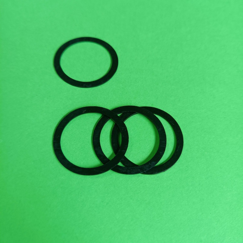 供应机械减震密封垫片 水龙头管道水封硅胶圈 黑色硅胶平垫片