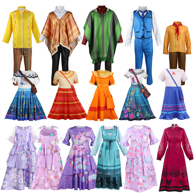 Magic Full House Pepe Isabella Princess Dress Cosplay Costume Performance Outfit Children's Cosplay Costume Dress for Girls