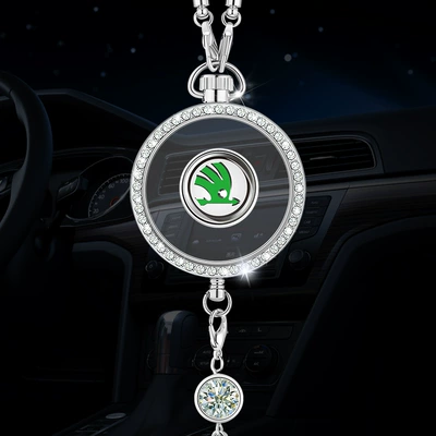 Car Hangings, Aromatherapy Car Accessories, Long-Lasting | Car hanging - skoda-zhou-drill-drip-pendant-with-a-bottle-of-sea-perfume