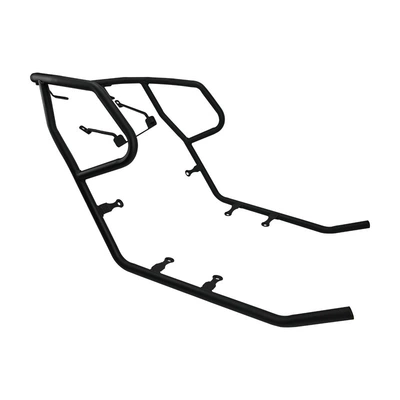 Motorcycle bumper | rack anti-collision enclosure, and tail