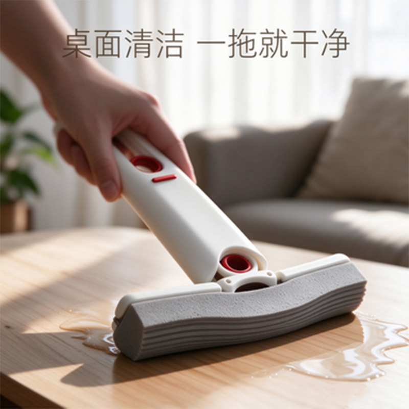 Mini Mop Replaces Cloth, Highly Absorbent, Can Be Hung for Home Use, Hands-Free Washing, Portable, New Model, Outdoor Cotton Head Mini Mop Replaces Cloth, Highly Absorbent, Can Be Hung for Home Use, Hands-Free Washing, Portable, New Model, Outdoor Cotton Head