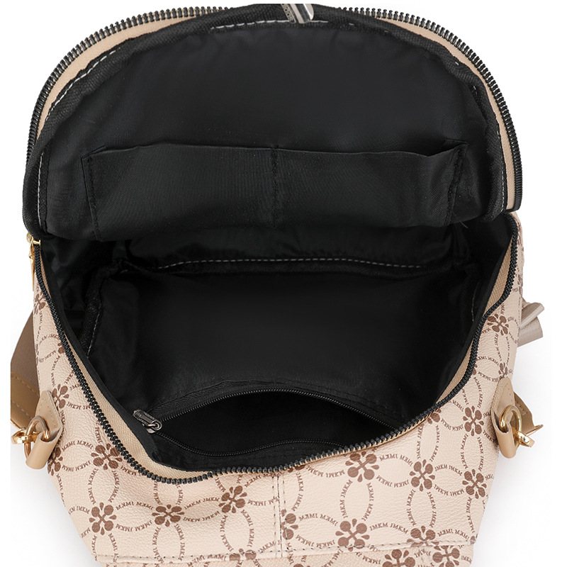 Mochila para mujer 2024 nueva moda coreana moda multiusos mochila pequeña gran capacidad todo-fósforo cuero suave bolso de hombro para mujer