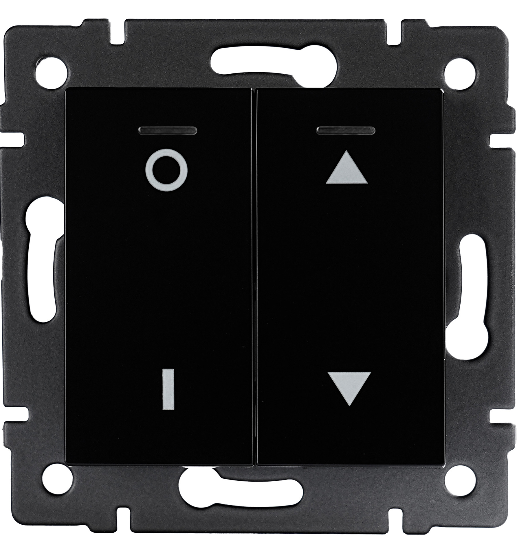 1 gang switch+curtain switch with LED indicator