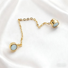 厂家直销14K金强磁吸扣保色DIY手链项链配件现货批发