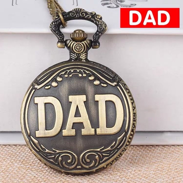 Estilo chino retro de bronce gran reloj de bolsillo turístico lugar escénico recuerdo vintage colgante reloj regalo reloj al por mayor