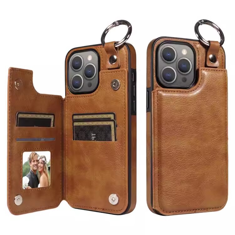 Suitable for Samsung S25Ultra Mobile Phone Case with Card Holder Holder S24 Protective Cover Business Style S21Fe Carabiner S2