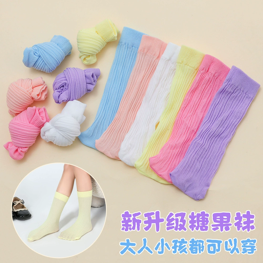Summer thin children's socks for elementary school students for men and women, tights for amusement parks, wholesale