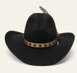 Cappello a cilindro in pura lana con protezione solare per esterni New Western Jazz_voghion.com