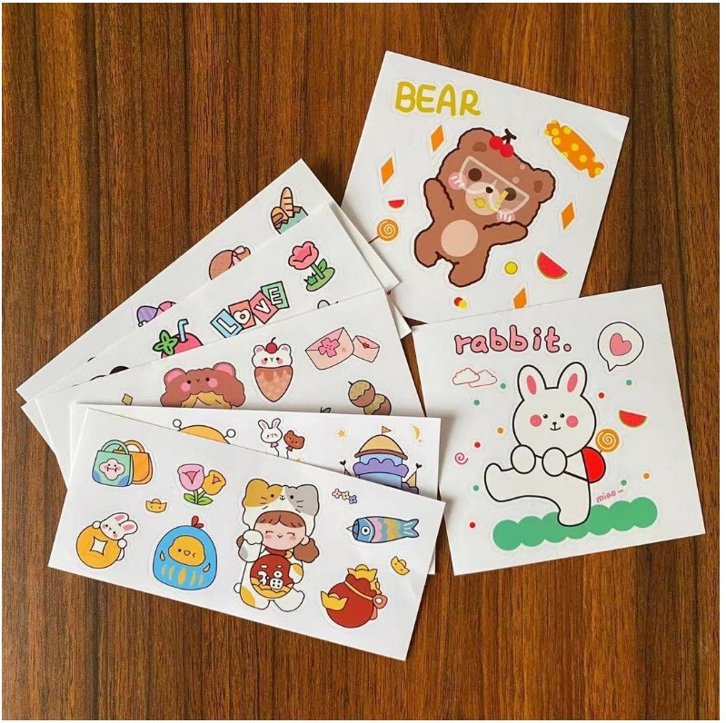 Taza de agua tridimensional taza de agua pegatinas ins accesorios de resina lindo inconsútil DIY Escuela Primaria estudiante pegatinas Copa 3D pegatinas