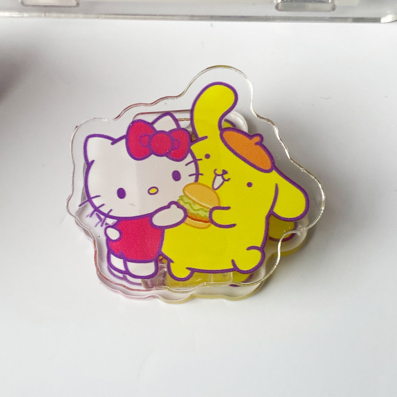 kt 고양이 푸딩 강아지 양면 클립