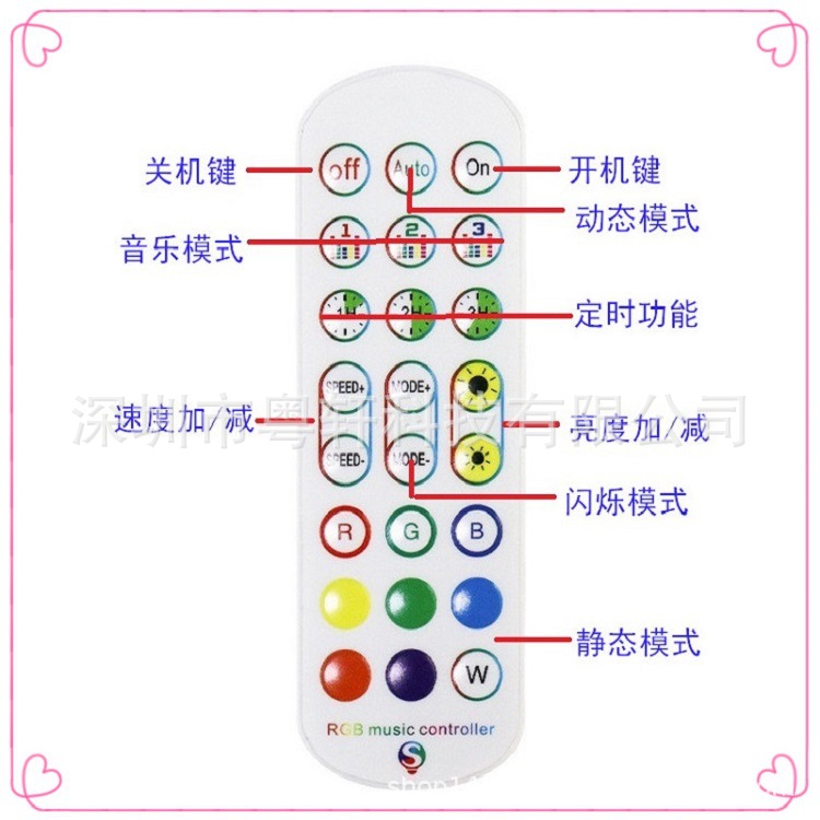 24键蓝牙控制器幻彩控制器1