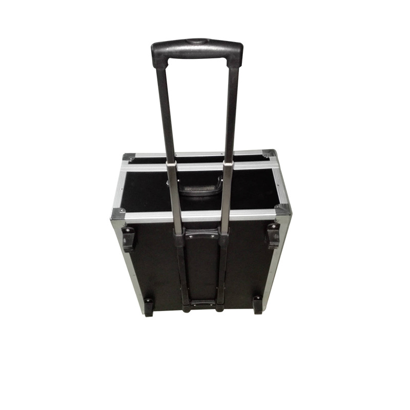 Caja de herramientas de barra de tracción Caja de almacenamiento multifuncional Caja de transporte de equipos de precisión Caja de aeronaves de aleación de aluminio de grado industrial