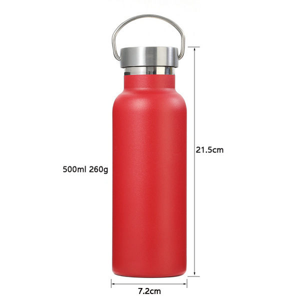 Vacuum capacious glass stainless steel