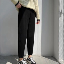 批发秋冬季新款加绒加厚哈伦裤柔软保暖显瘦萝卜裤宽松休闲款卫裤