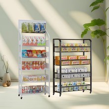 超市零食货架便利店药饮料食品展示架药店玩具陈列架收银台置物架