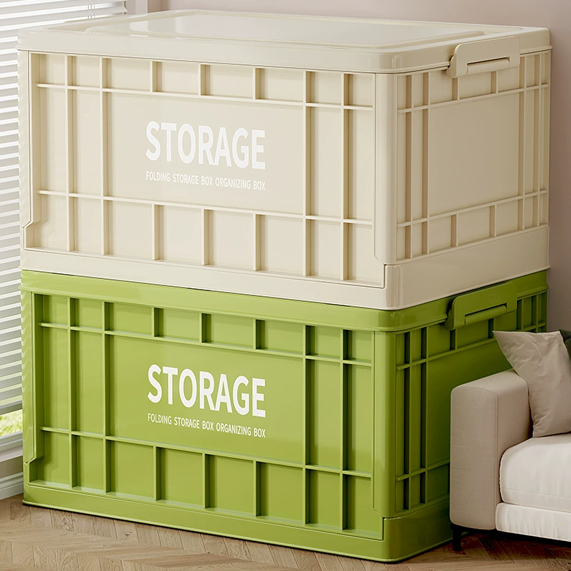 Ящик для хранения в индустриальном стиле, бытовой ящик для хранения одежды и игрушек большой емкости, автомобильный утолщенный складной ящик для хранения для кемпинга