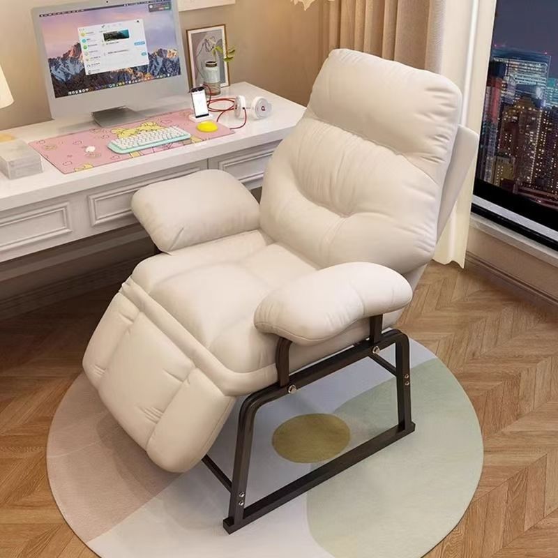 躺椅办公室午休午睡折叠床家用休闲可躺可坐两用电脑椅懒人沙发椅