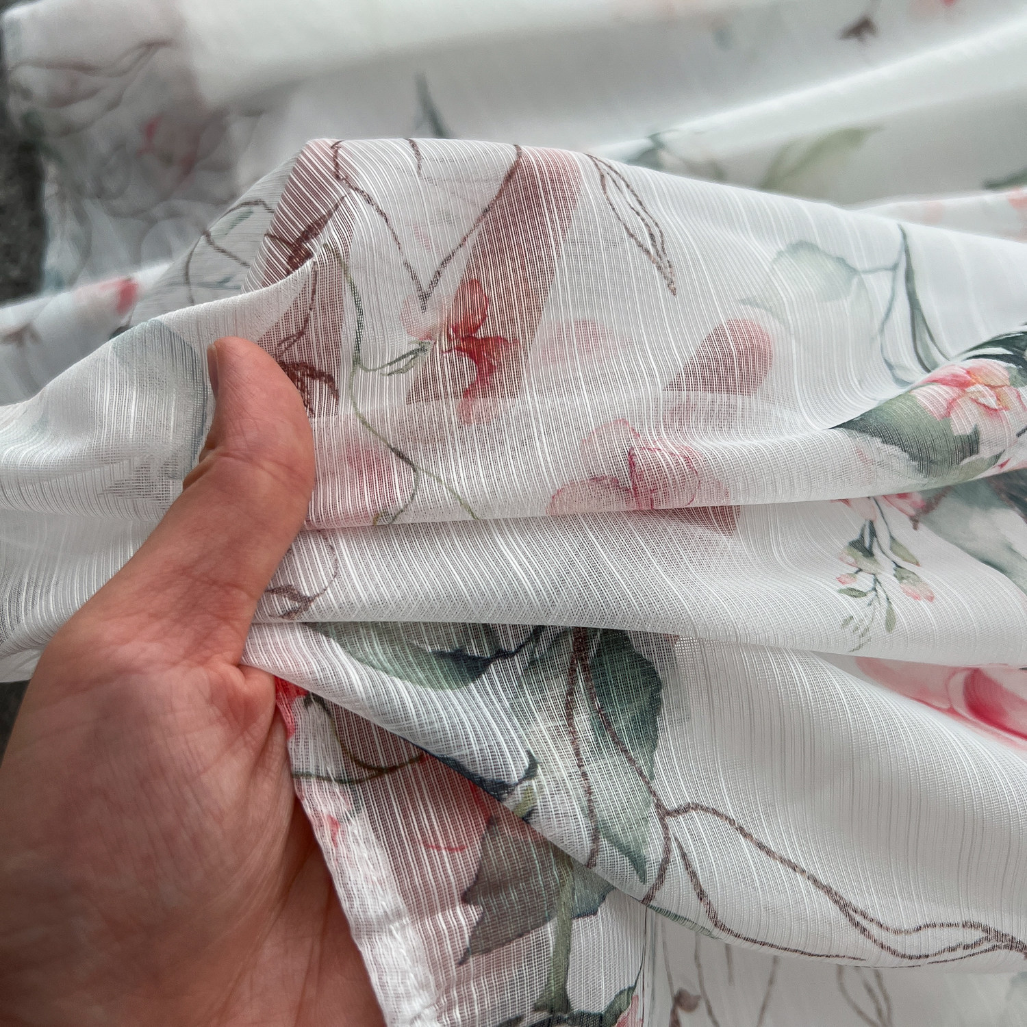 Women's French Romantic Floral Print Dress Summer Korean Style V Neck Tie Up Short Sleeve Waist Cinching A Line Long Skirt Elegant_ecoleips.com