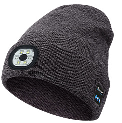 M1-BL10-블루투스 라이트 캡-다크 그레이