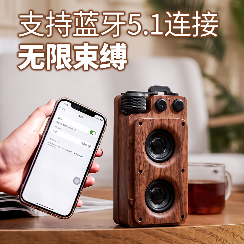 ワイヤレスbluetoothスピーカーサブウーファ大音量ポータブル屋外ラジオ携帯電話パソコンTFカードusbカード|undefined