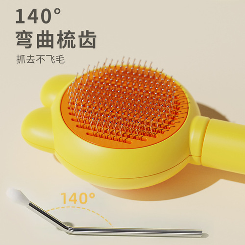 Cat Brush for Removing Loose Fur Pet Hair & Dog Hair Remover Long-Haired Cat Grooming Tool