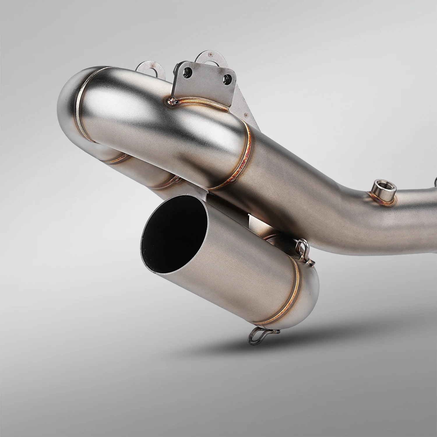 MT-07 TRACER700 XSR700 Motorcycle Modified Exhaust Front Section MT07 Dual Oxygen Sensor Exhaust 51MM