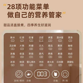 养生壶办公室小型炖煮一体煮茶壶家用多功能纯玻璃新款烧水壶包邮