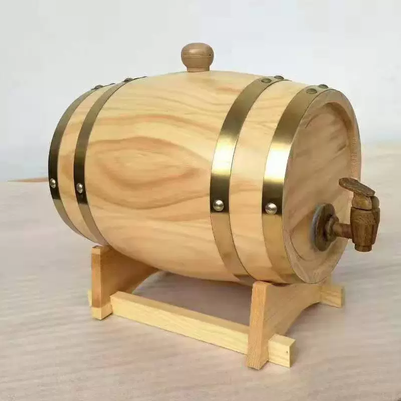 现货木质酒桶卧式葡萄酒白酒桶红酒桶简约木制存酒容器木桶酒包装