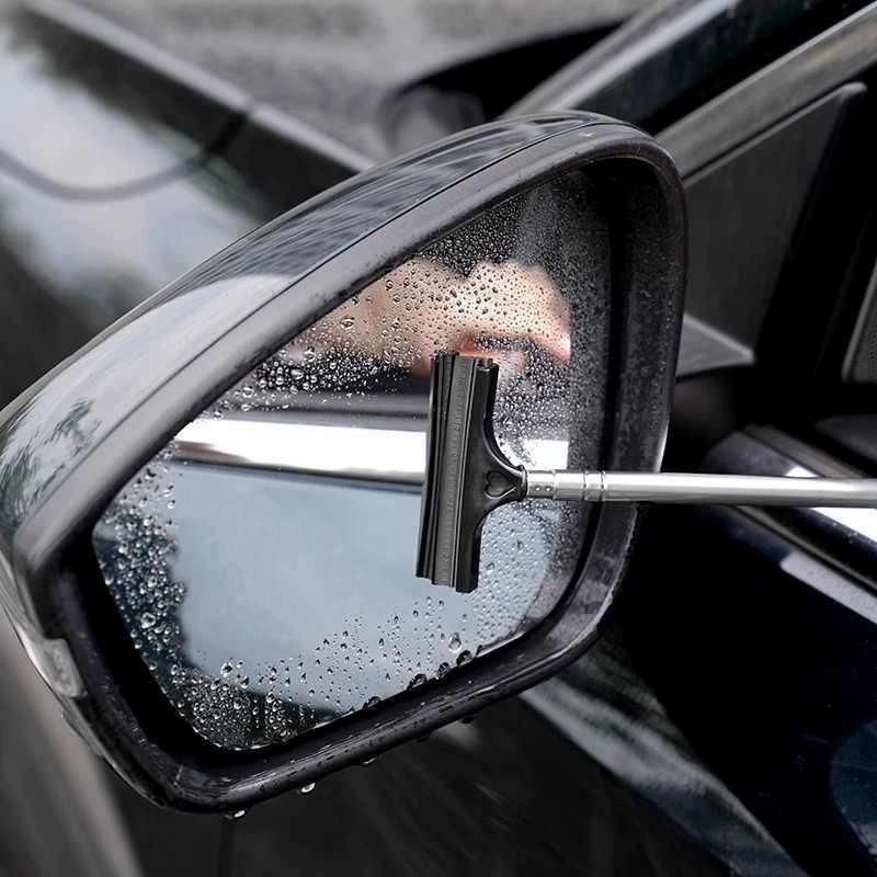 Стеклянный скребок для снегохода, водный выдвижной дождь, зеркало заднего вида, автомобильное обеззараживание, чистка окон, артефакт заднего вида, непромокаемое оконное стекло