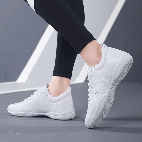 Competitive gymnastics shoes performance athletic shoes children's cheerleading shoes women's training competition soft soled white shoes