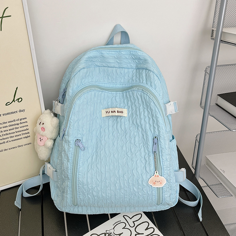 블루 턱받이 곰 펜던트