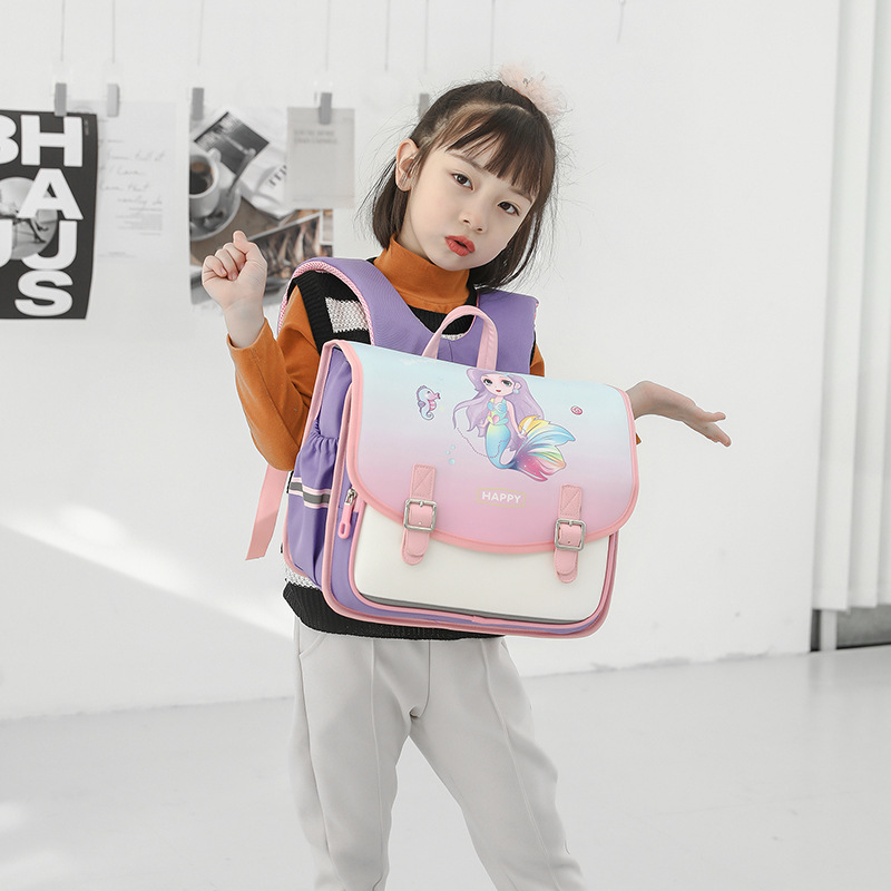 2022 peces naturales nueva mochila Escuela Primaria grado 1-3 horizontal niños y niñas transfronteriza Venta caliente