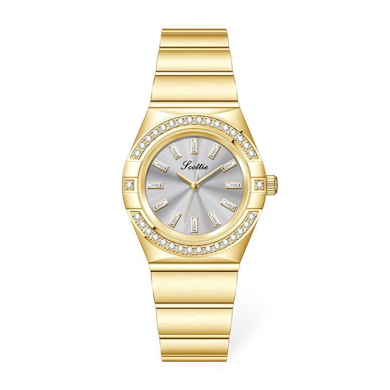 80g Weight Tempered Glass Mirror Material Alloy Strap Material Watch Classification Pointer Display Type Butterfly Double Snap Buckle Style Round Dial Shape Holiday, Office, Daily Occasion Quartz Movement Round, Rectangle Pattern All Seasons Season Women's Gender Casual, Elegant, Glam Style Casual Elegant Glam Round Rectangle Butterfly Double Snap Quartz Watch 16