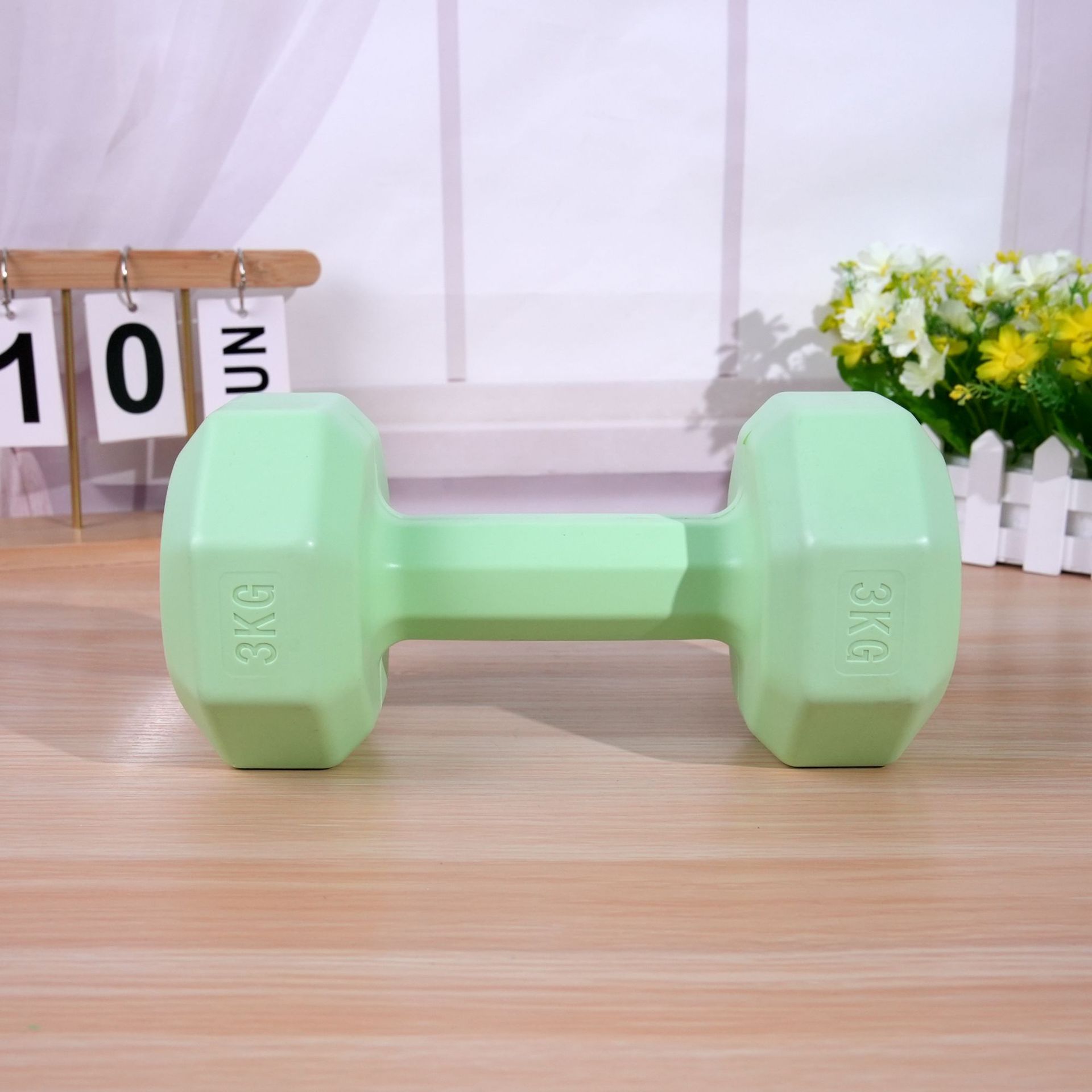 Kadınlar için küçük dambıllar, evde kullanım için fitness ekipmanları, çocuklar için kauçuk kaplı dambıllar, erkekler için kol kası geliştirme kettlebell'leri, yoga dambılları, bir çift set.