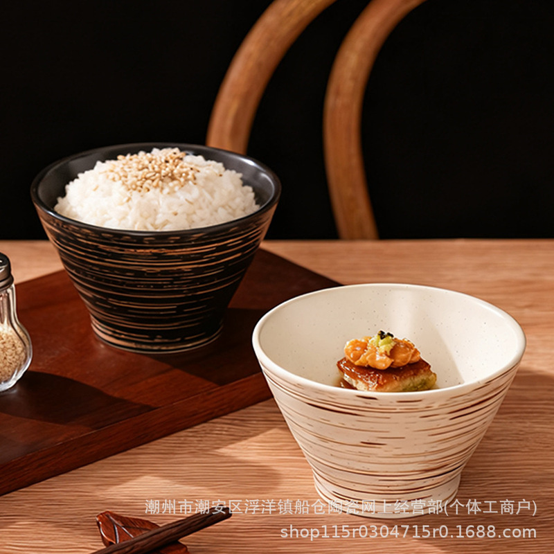 Bowl Household 2025 New Style High-Looking and Beautiful Rice Bowl Personal Special Exquisite Bowl Japanese Dessert Bowl Yogurt Bowl