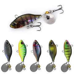 Luya bait submersible vib with metal sheet fake bait 35mm/7g cocked mouth bass factory wholesale new product 9035