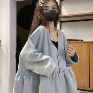 Trendy Niche Loose Jacket for Women European Style 2025 Spring New Stylish Versatile Casual Top Gray Black