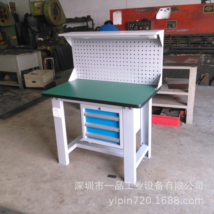 钢制桌面工作组装操作台生产车间流水线重型防静电打包工作台定制