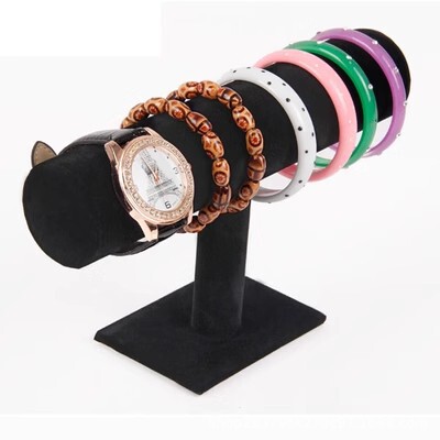 Single-layer flannel bracelet rack jewelry display stand watch props three-layer bracelet bracelet rack display stand