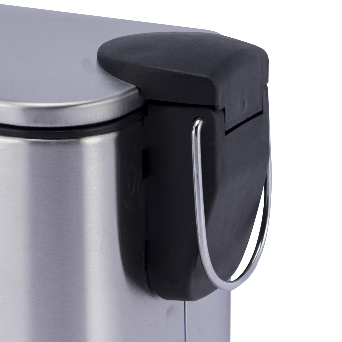 Luz del hogar basura de lujo con tapa sala de estar cocina baño doble barril basura puede mudo rectangular basura puede