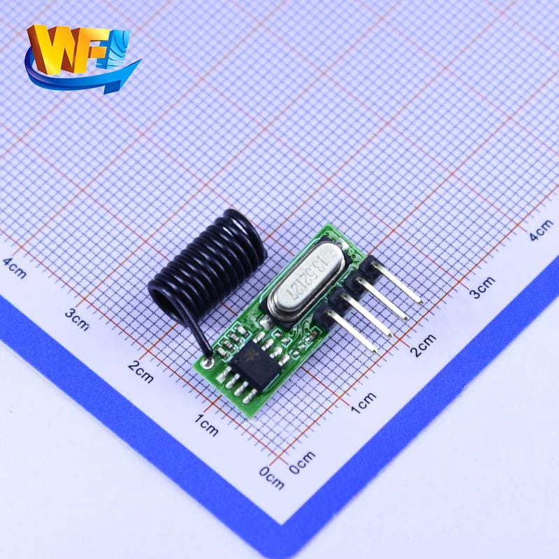 伟烽恒RX480RA模块6.7458晶振应用于RGB灯控遥控插座电动车防盗器